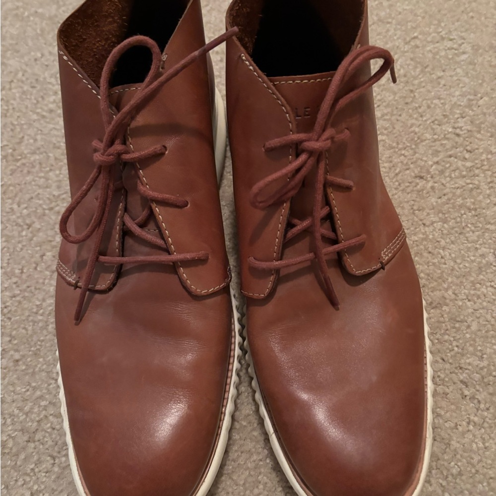 Cole Haan Men's Brown Leather Boots Size 11